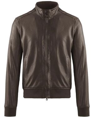 Bomboogie Leather Jackets - Marrone