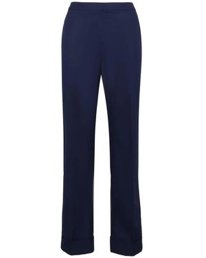 Aspesi Straight Trousers - Blue
