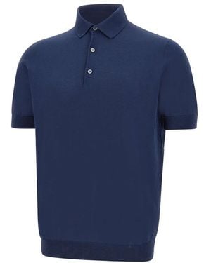 FILIPPO DE LAURENTIIS Polo Shirts - Blue