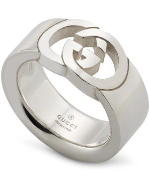 Gucci Accessoires ,Grijs ,Ringen - Metallic