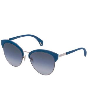 Police Occhiali da sole donna fumo gradiente oro - Blu