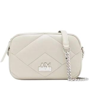 ARMANI EXCHANGE Cross Body Bags - White
