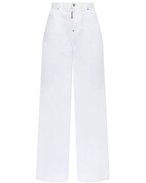 DSquared² Wide Jeans - Blanco