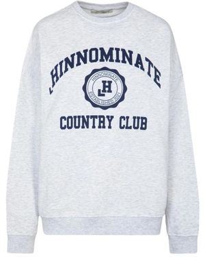 hinnominate Baumwoll-Sweatshirt - Weiß