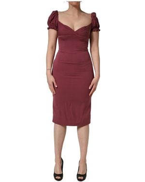 Dolce & Gabbana Midi Dresses - Red