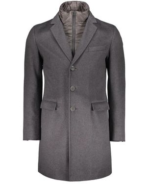 Herno Single-Breasted Coats - Grey