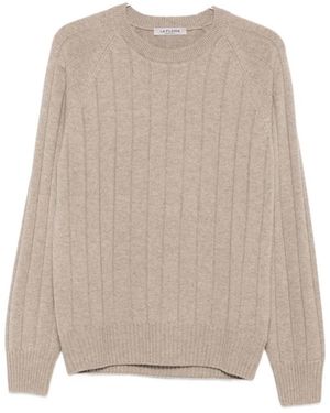 La Fileria Round-Neck Knitwear - Natural