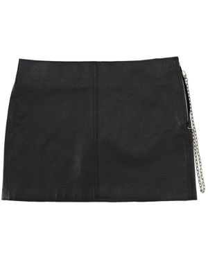 Alexander Wang Rokken ,Zwart ,Leer Lage Leren Minirok