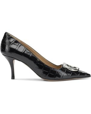Ferragamo Schoenen ,Zwart ,Maxi Gancini 70Mm Pumps