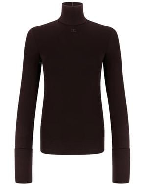 Courreges Turtlenecks - Negro