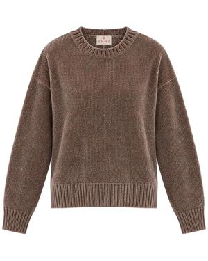 Marella Rundhals-Strickware - Braun
