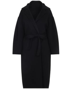 Alberta Ferretti Belted Coats - Zwart