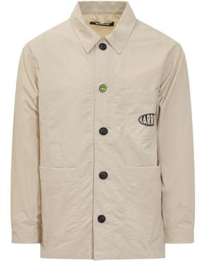 Barrow Jacke Mit Druck Und Logo - Natur