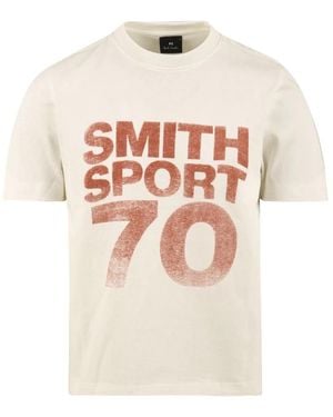 Paul Smith Tops ,Wit ,Katoen T-Shirts En Poloshirts