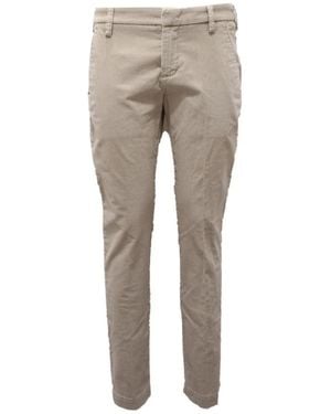Entre Amis Slim-Fit Trousers - Grey