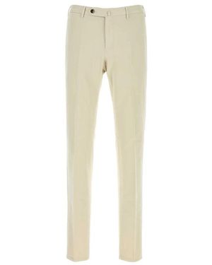 PT Torino Slim-Fit Trousers - Natural