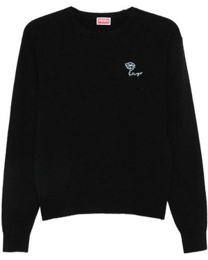 KENZO Round-Neck Knitwear - Noir