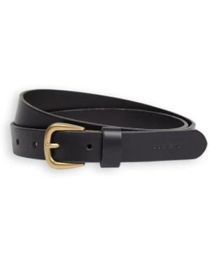 Dockers Accessoires ,Zwart ,Leer Cinturón Fino Modern