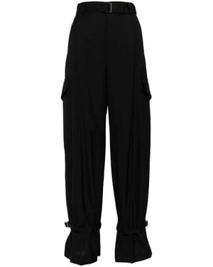 Sacai Wide Trousers - Black