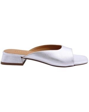 CTWLK Heeled Mules - Blanco