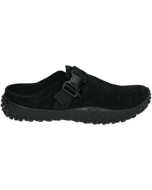 Merrell Schwarze Nubuk-Sandalen