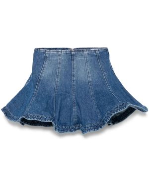MSGM Denim Skirts - Blu