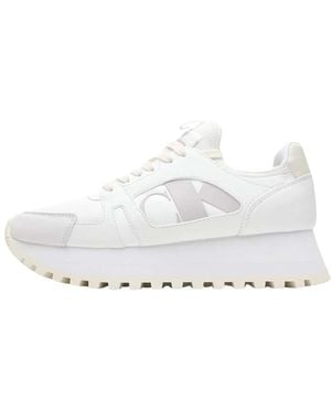 Calvin Klein Runner Low Laceup Mix Nbs - Wit