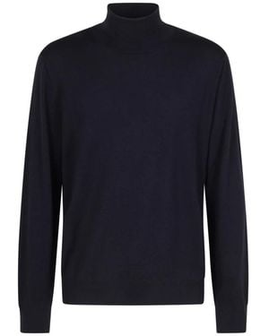 Canali Turtlenecks - Blue