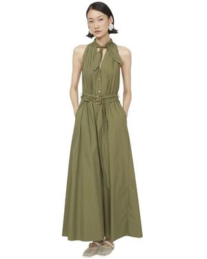 Isabelle Blanche Cypress Dress - Groen