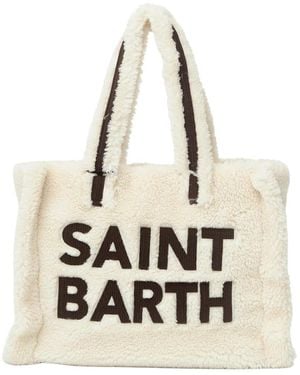 MC2 Saint Barth Colette Teddy Handtas - Naturel