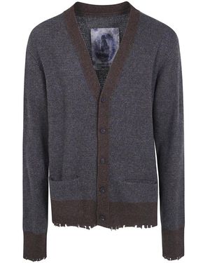 Ziggy Chen Klassischer Cardigan - Grau