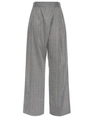 Ganni Wide Trousers - Grey