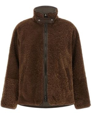 Brunello Cucinelli Faux Fur & Shearling Jackets - Brown