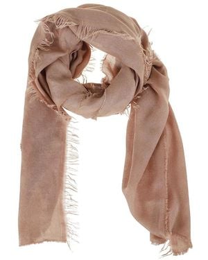 Peserico Carrè Lurex Jacquard - Braun