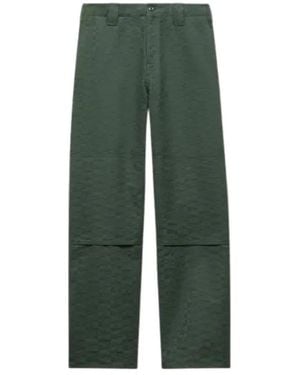 KENZO Straight Trousers - Verde