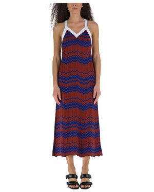 Wales Bonner Midi Dresses - Red
