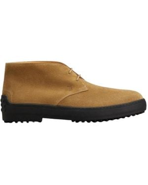 Tod's Lace-Up Boots - Brown