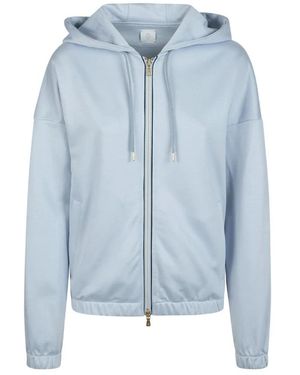 Eleventy Hoodie Met Volledige Rits - Blauw