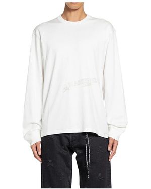 MASTERMIND WORLD Long Sleeve T-Shirts - White