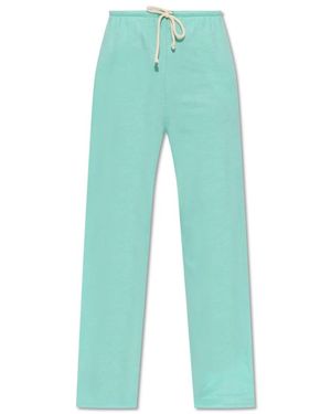 American Vintage Straight-Leg Sweatpants - Groen