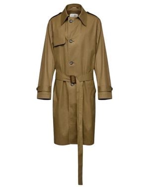 MM6 by Maison Margiela Trench Coats - Verde