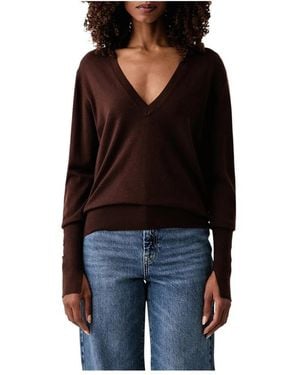 Patrizia Pepe V-Neck Knitwear - Negro
