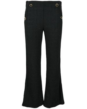 SIMONA CORSELLINI Wide Trousers - Black
