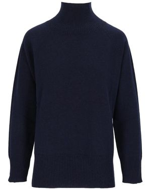 Kangra Dolcevita Raglan Met Splitten - Blauw