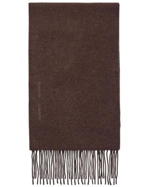 Samsøe & Samsøe Winter Scarves - Marrón