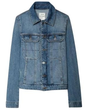 Zadig & Voltaire Denim Jackets - Blauw