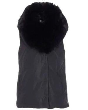 Yves Salomon Gilet 75Cm - Schwarz