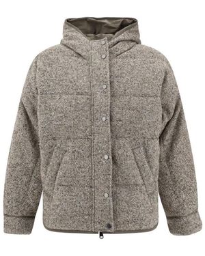 Brunello Cucinelli Down Jackets - Grijs