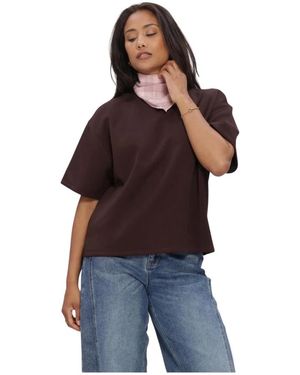 Object Tops ,Bruin ,Denim Tops & T-Shirts Objandrea Re 2/4 T-Shirt Noos