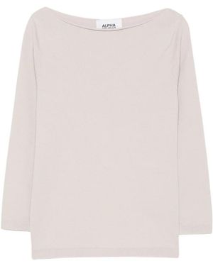 Alpha Studio Long Sleeve T-Shirts - Pink